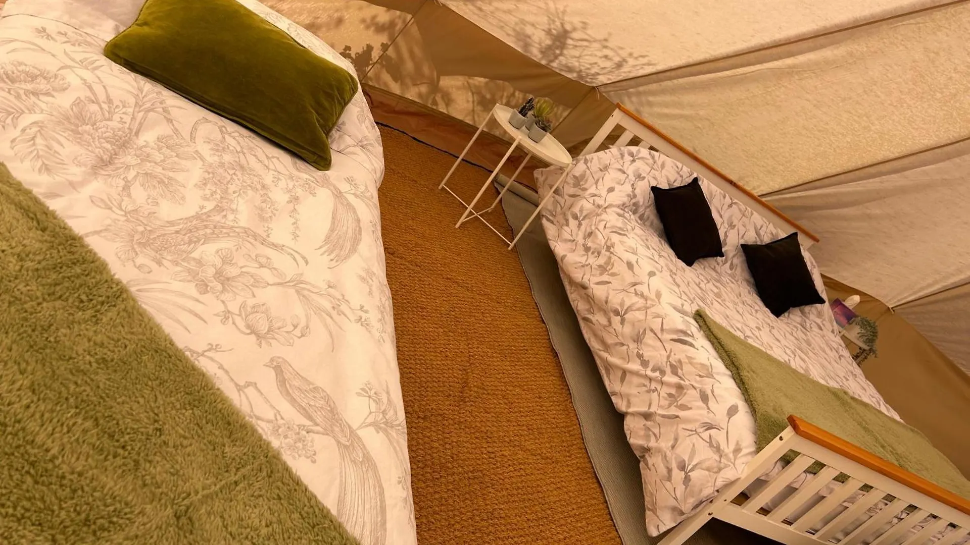 Spring Lakes Lake Side Bell Tents Nottingham Luxury tent
