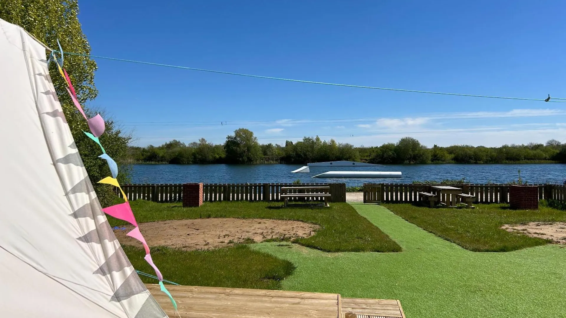 Luxury tent Spring Lakes Lake Side Bell Tents Nottingham