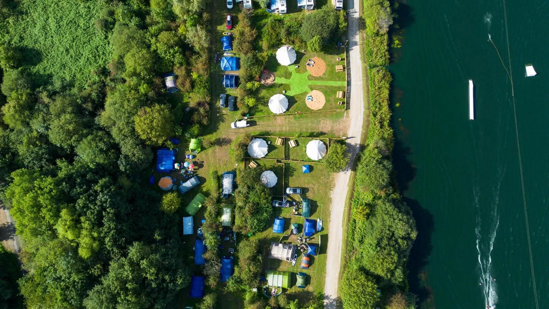 Luxury tent Spring Lakes Lake Side Bell Tents Nottingham